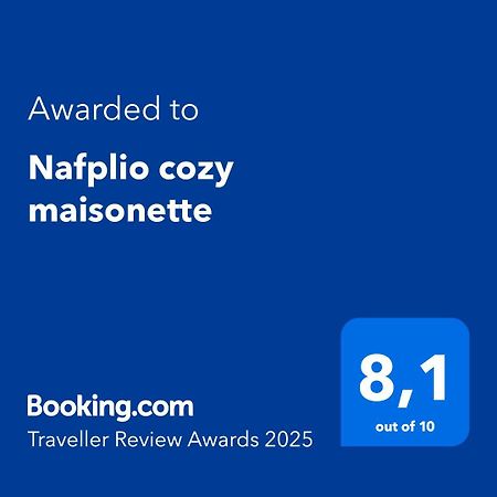 Nafplio Cozy Maisonette Exteriér fotografie