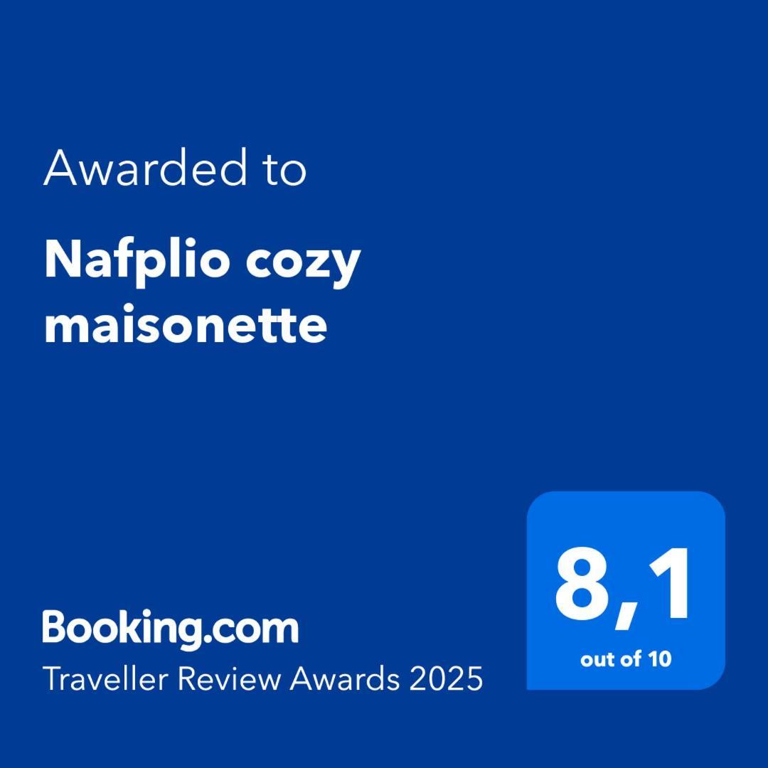 Nafplio Cozy Maisonette Exteriér fotografie